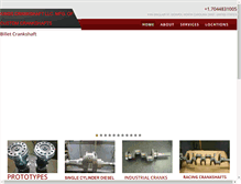 Tablet Screenshot of kingscrankshaft.com